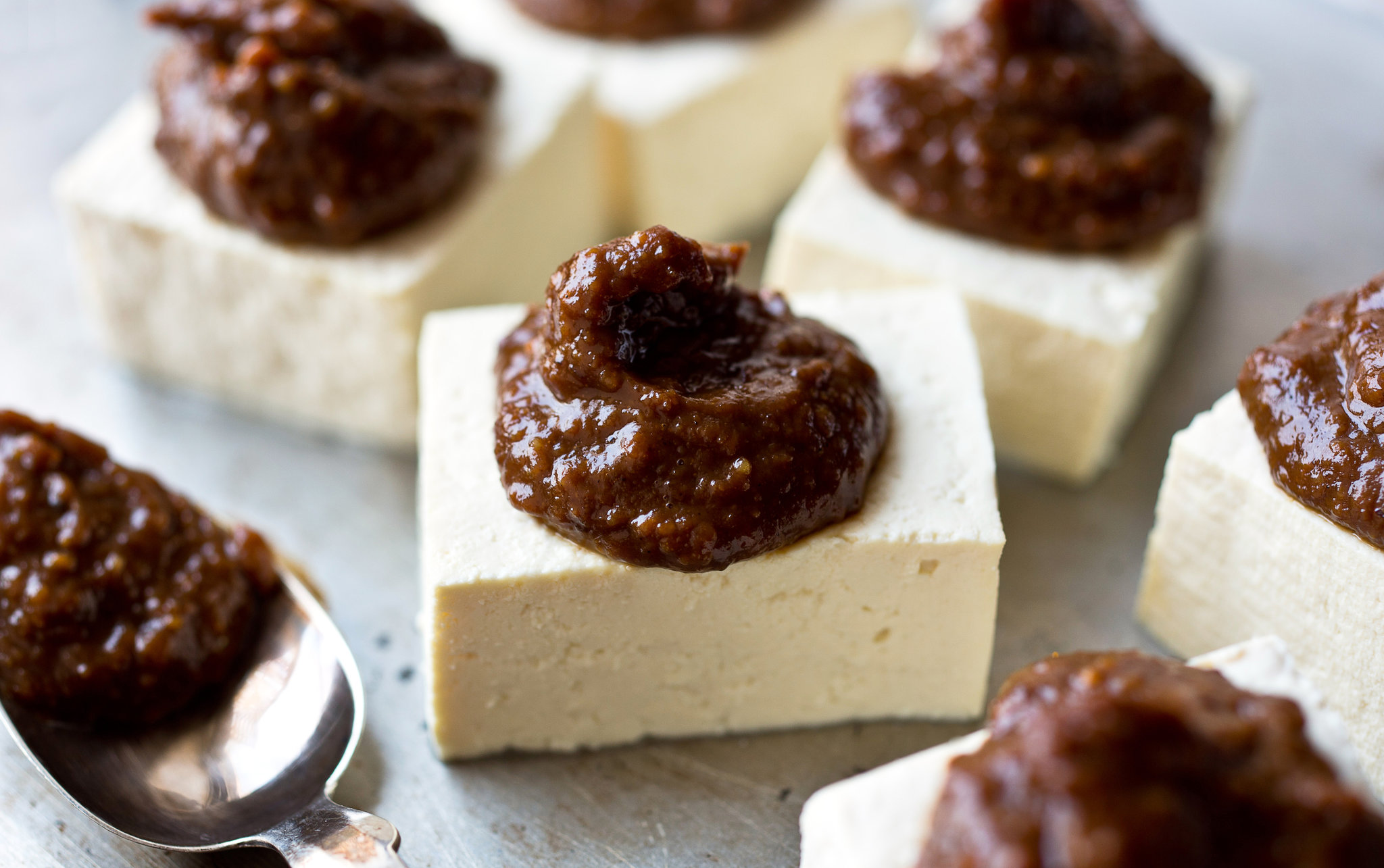 Tofu With Miso Peanut Sauce Dining and Cooking