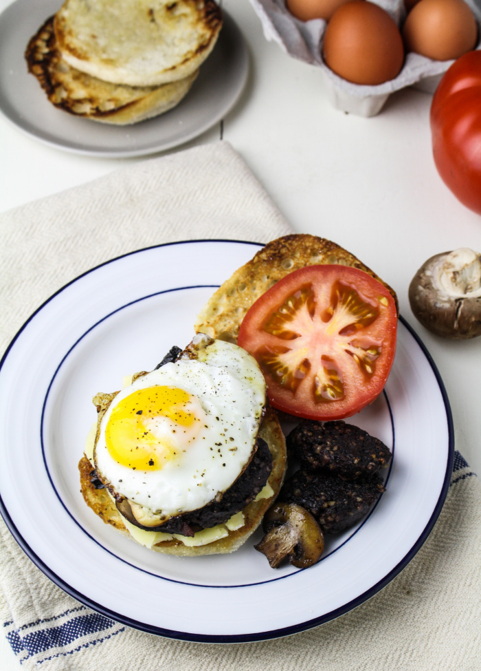 Full English Breakfast Sandwich with CBC English Muffins