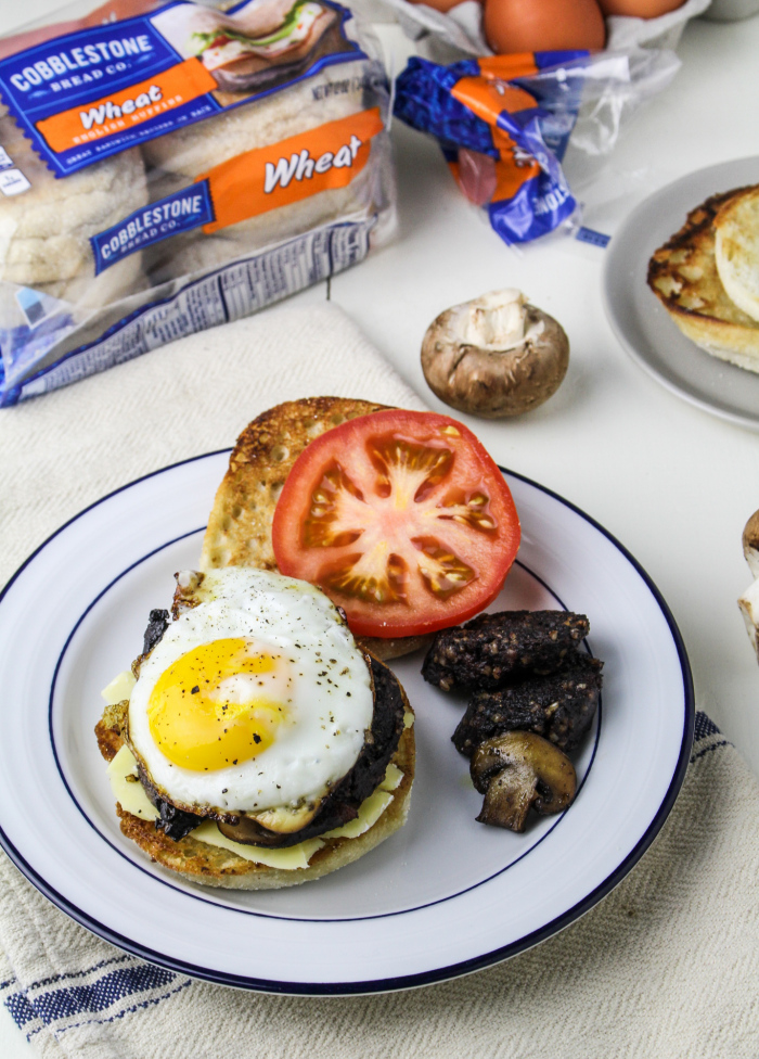 Full English Breakfast Sandwich with CBC English Muffins