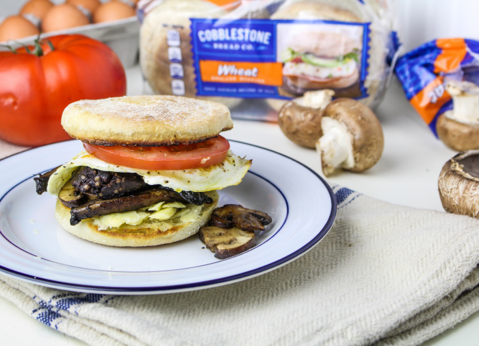 Full English Breakfast Sandwich with CBC English Muffins