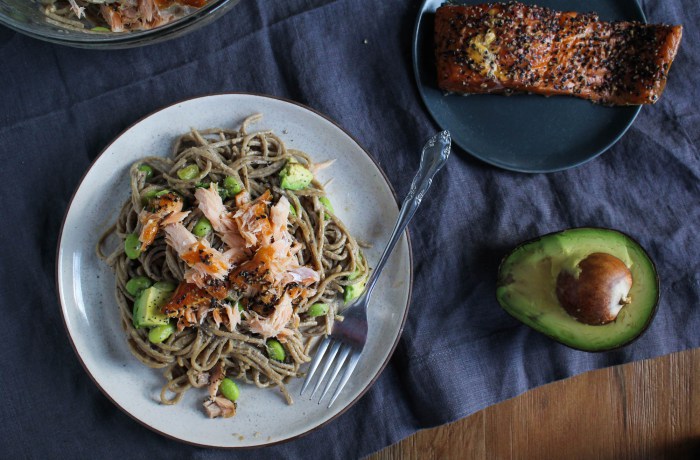 Smoked Salmon Soba Bowl