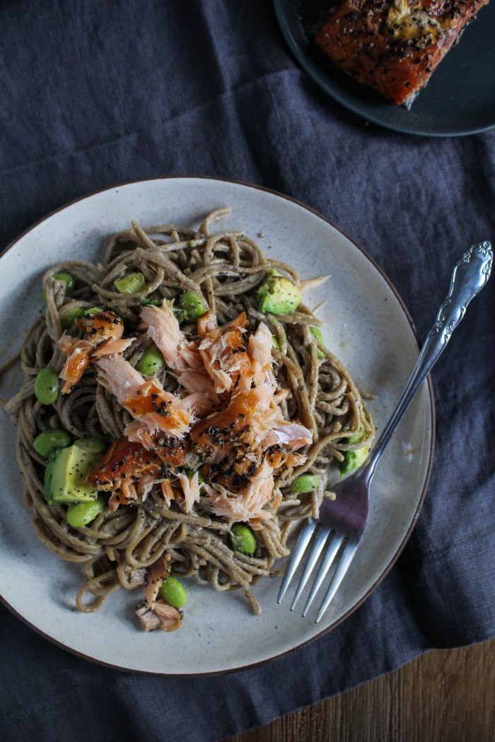 Smoked Salmon Soba Bowl