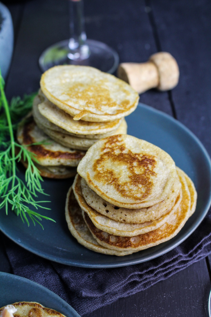 2014 - A Year in Review // Rye Blini with Smoked Salmon Dip and Russian Beet Salad