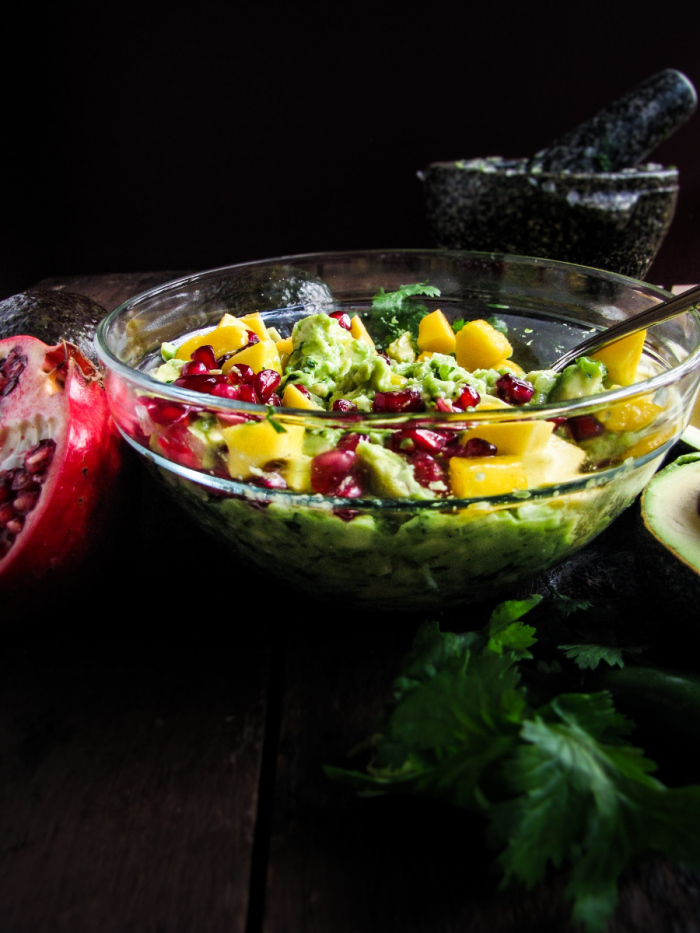 An Exciting Feature // Mango-Pomegranate Guacamole