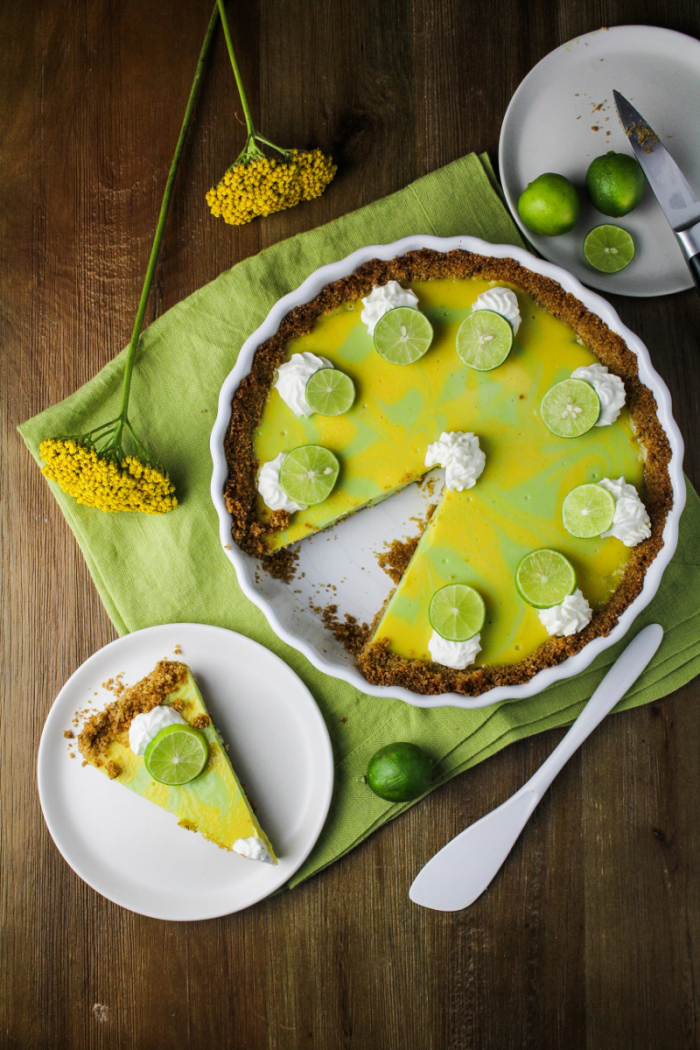 Another Year, Another Birthday // Key Lime and Meyer Lemon Swirl Pie