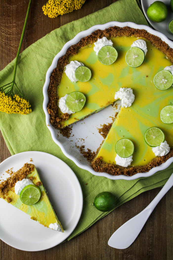 Another Year, Another Birthday // Key Lime and Meyer Lemon Swirl Pie