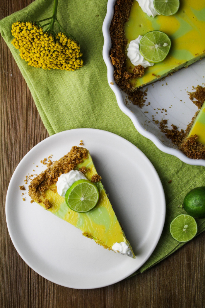 Another Year, Another Birthday // Key Lime and Meyer Lemon Swirl Pie