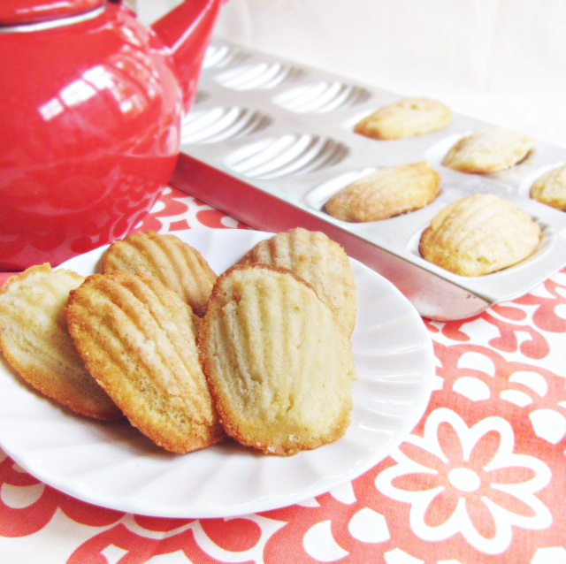 Apple and Honey Madeleines