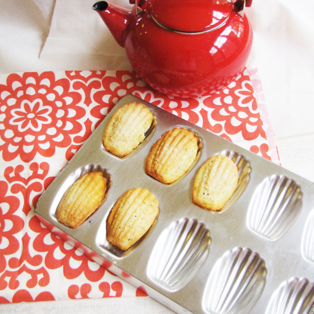Apple and Honey Madeleines