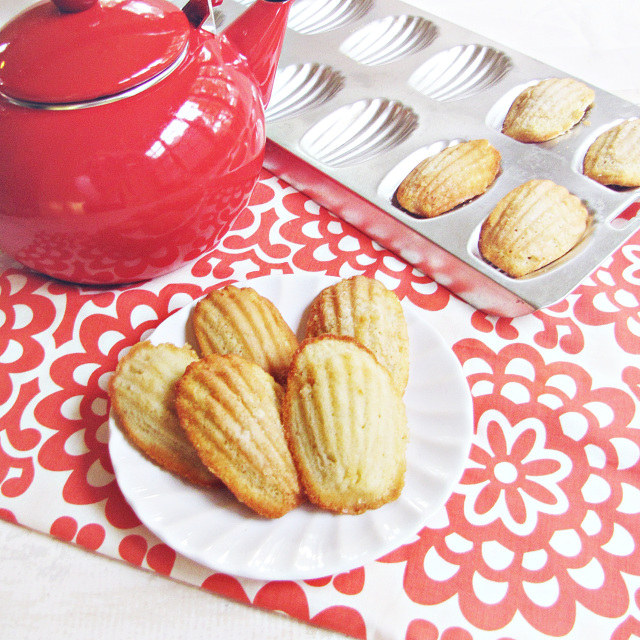 Apple and Honey Madeleines