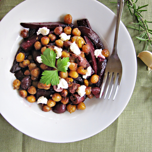 Beet and Chickpea Salad