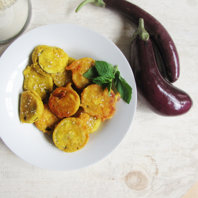 Beguni Bengali Eggplant Fritters Dining and Cooking