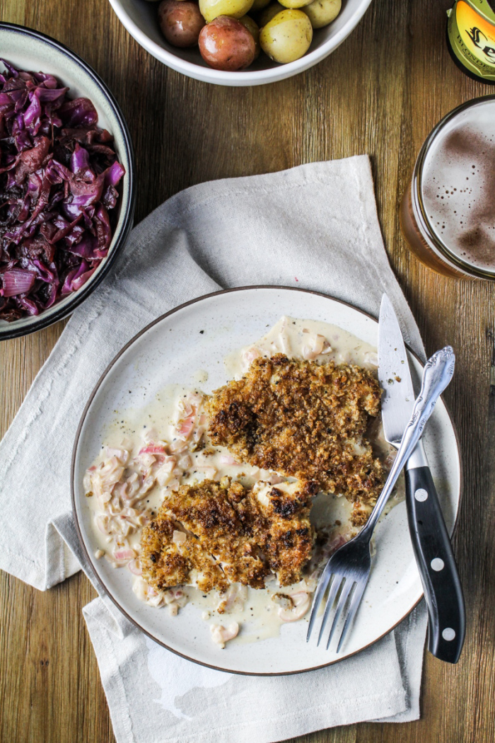 Book Club: A Bird in the Hand // Rye Chicken Schnitzel