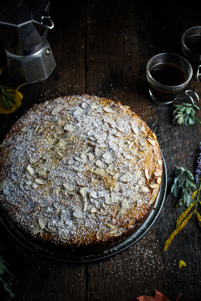 Book Club: Green Kitchen Travels // Ricotta and Polenta Almond Cake