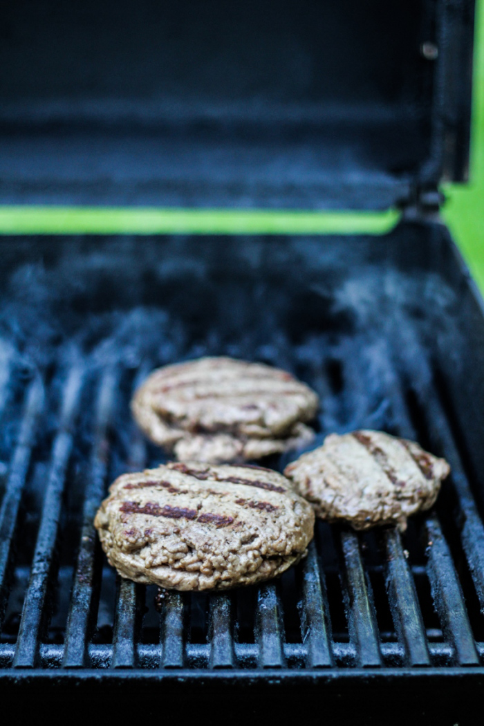 Book Club: Live Fire // Blue-Cheese Stuffed Burgers and Grilled Corn with Red-Pepper Butter