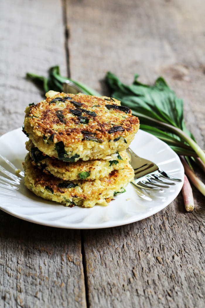 Book Club: Vegetarian Everyday // Quinoa, Cauliflower &amp; Ramp Cakes, Flour-Free Banana &amp; Coconut Pancakes