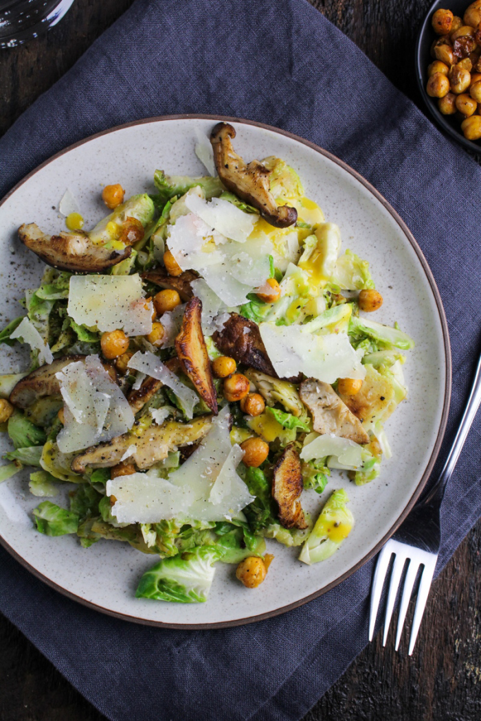 Brussels Sprout Caesar Salad