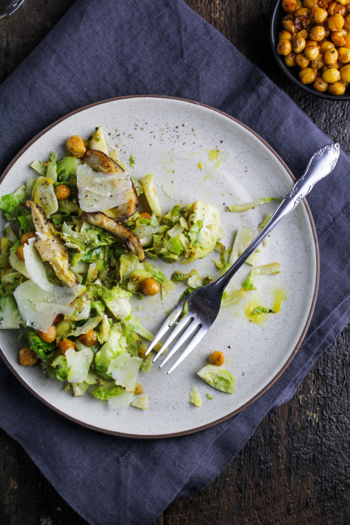 Brussels Sprout Caesar Salad