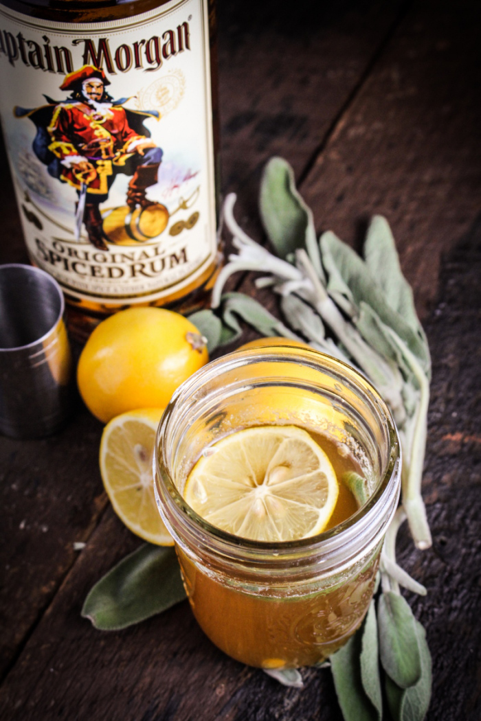 Captain&#039;s Table Challenge with Captain Morgan // Meyer Lemon and Sage Hot Toddy