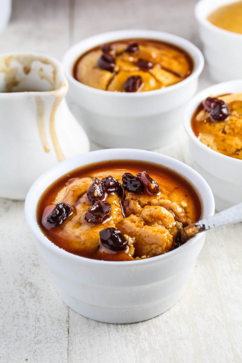 Sweet Potato Souffles with Rum Raisin Sauce + CranberryGinger
