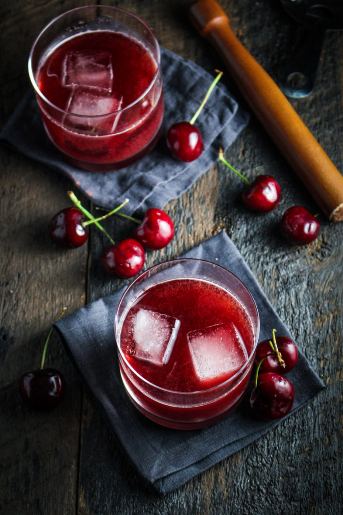 Cherry-Chocolate Bourbon Soda