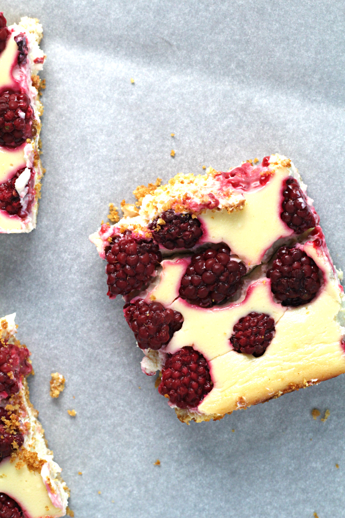 From Russia, With Love // Blackberry Cheesecake Bars