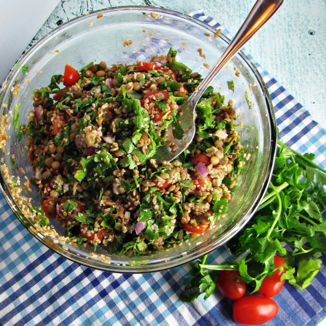 Greatist Collaboration: Feta and Lentil Tabbouleh