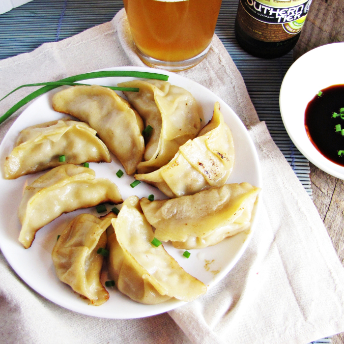 Homemade Pork and Apple Potstickers