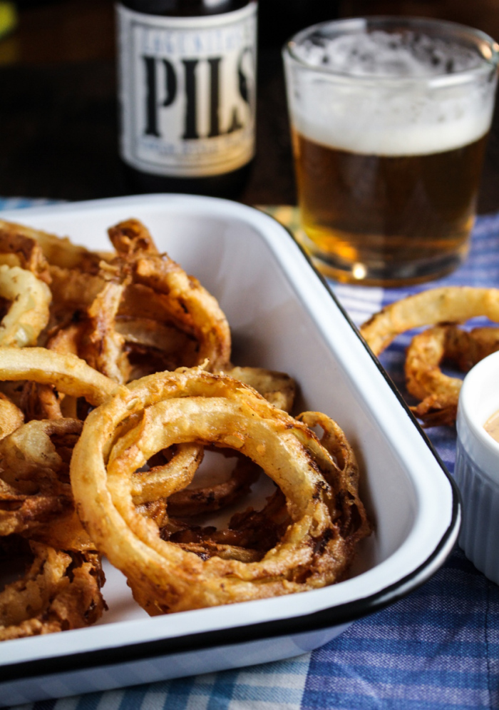 Marx Foods Grass-Fed Strip Steaks + Onion Rings + Duck-Fat Yorkshire Pudding