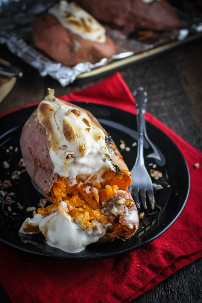 Montreal Travelogue: Cabane A Sucre Au Pied de Cochon // Baked Sweet Potatoes with Maple-Meringue Topping