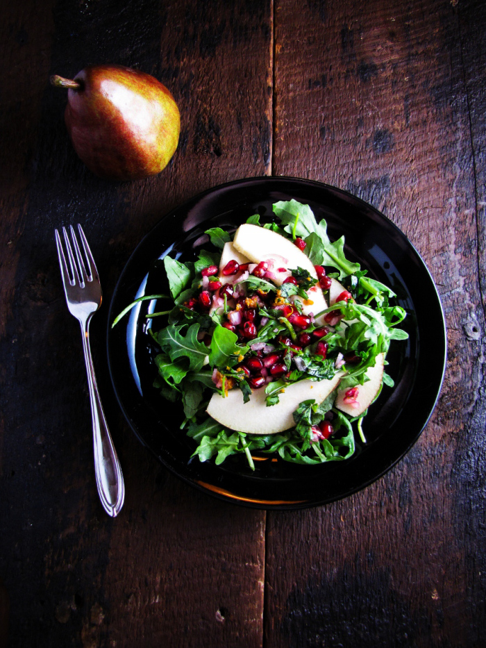 Pomegranate &amp; Pear Salad