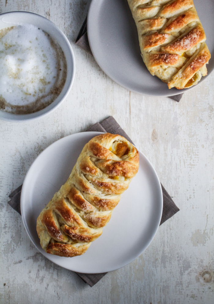 Pumpkin Butter and Cream Cheese Danishes