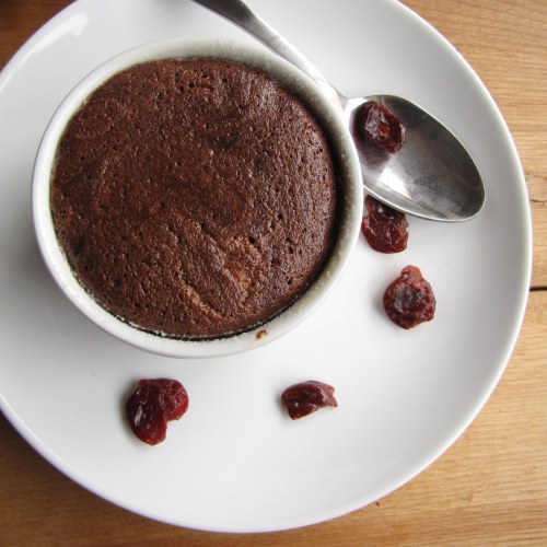 RD #3 - Spicy Cherry-Chocolate Souffles