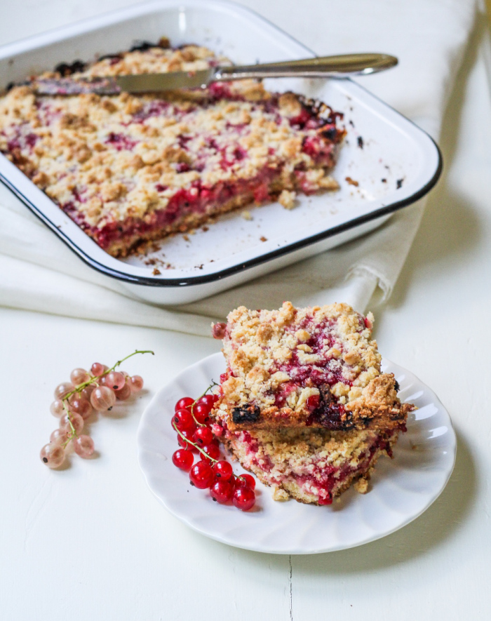 Red Currant Crumb Bars