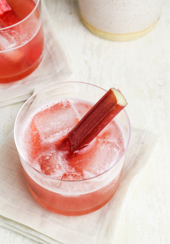 Rhubarb Bourbon Sour