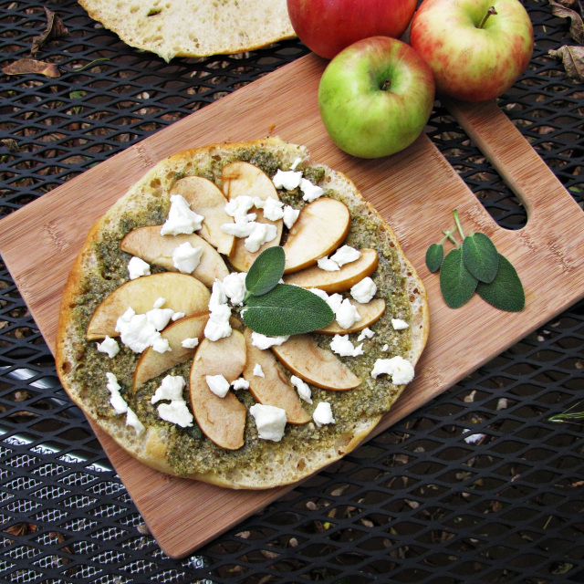 Sage Pesto, Apples, and Fall