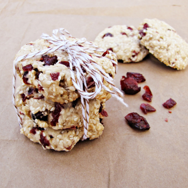 Stowe, VT and Maple-Sesame-Cranberry Cookies