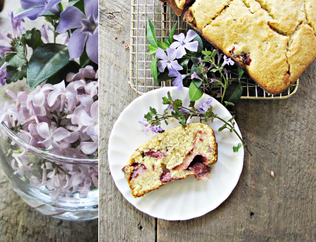 Strawberry Breakfast Cake for My Parents