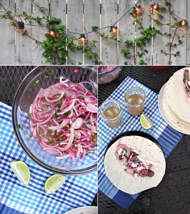 Tequila and Lime Skirt Steak Tacos