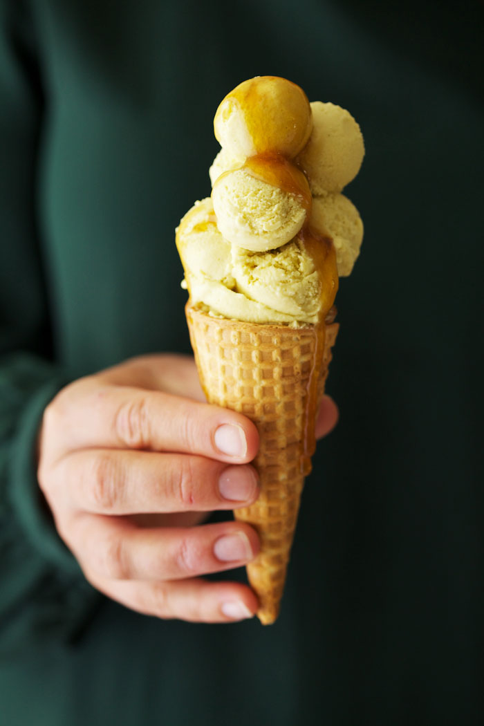 Kaffir Lime Mango Ice-Cream