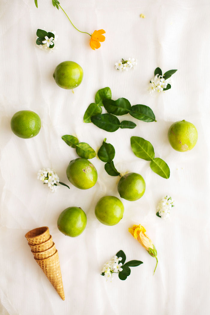 Kaffir Lime Mango Ice-Cream