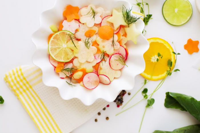 Kohlrabi Avocado Salad