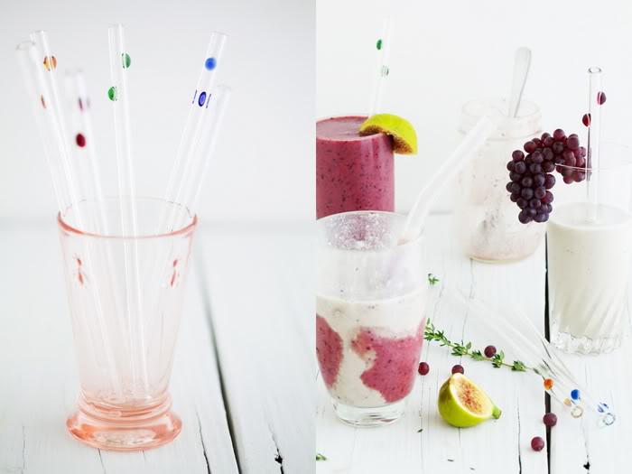 Late Summer Oat Milk Smoothie and a Glass Straw Giveaway