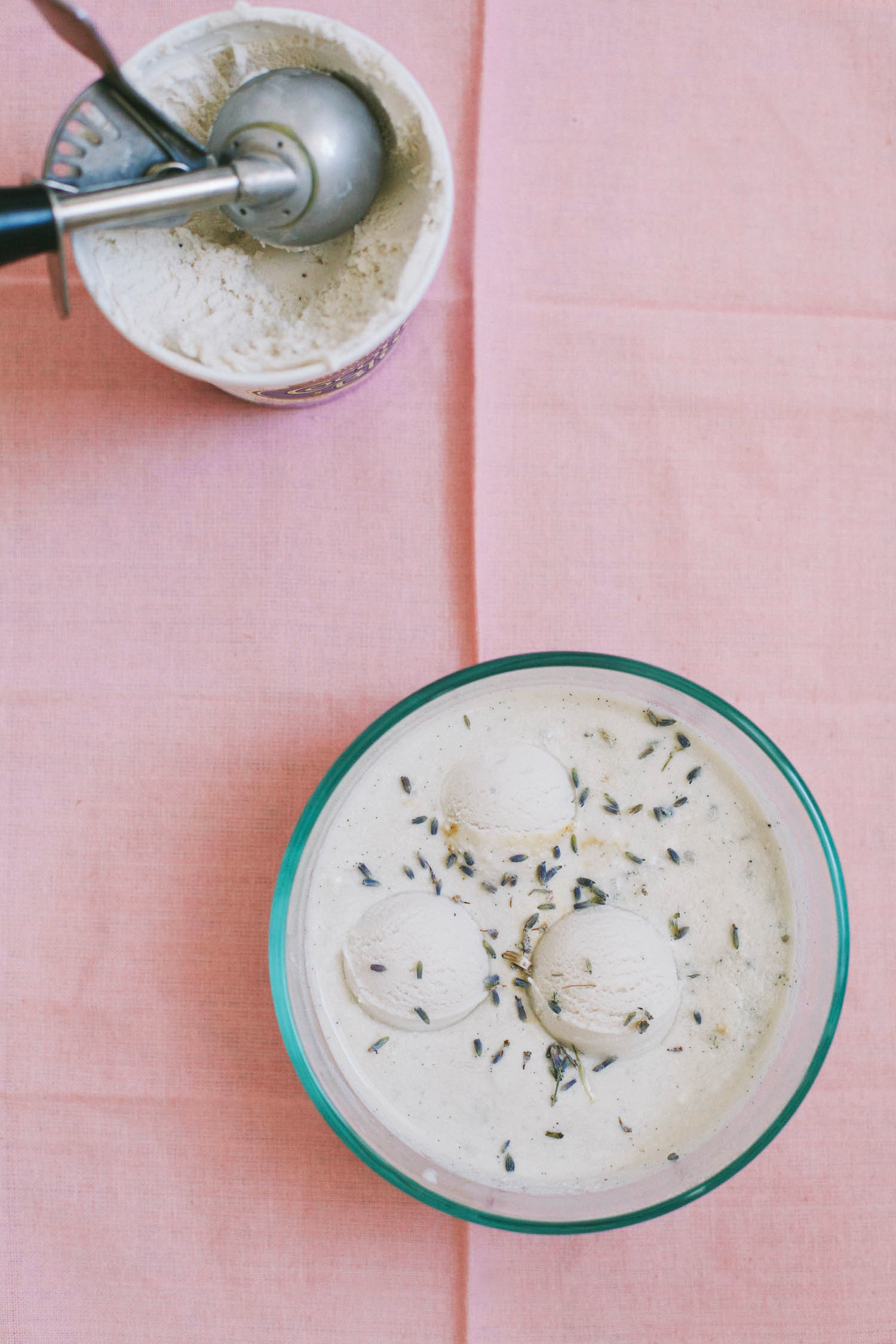 Lavender Milkshake and Chamomile Latte