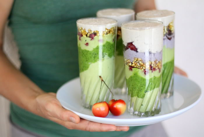 Raw Green Mountain Parfait