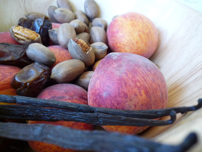 Raw Peach and Cherry Napoleons