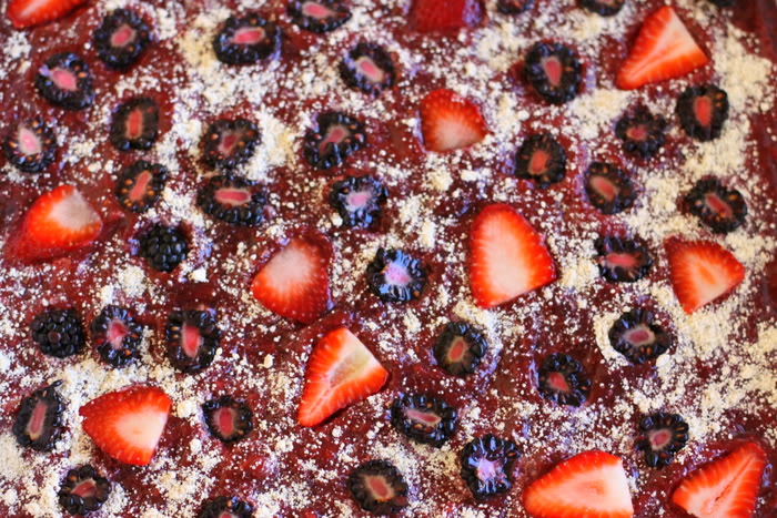 Raw Strawberry Shortcake