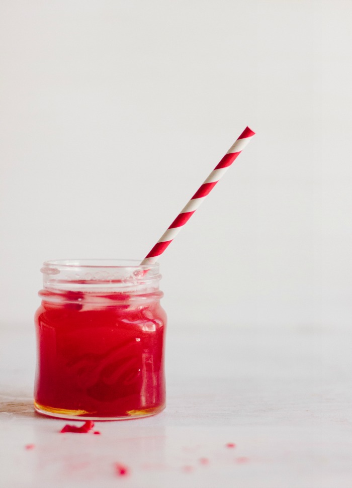 Rhubarb Raspberry Fizz from Sarah at The Vanilla Bean Blog