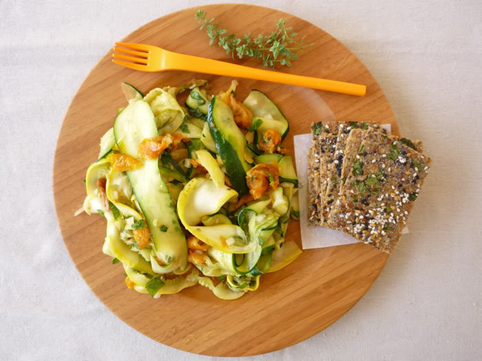 Summer Squash Herb Salad