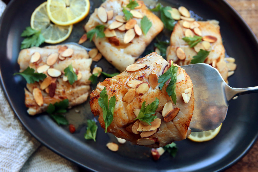Fish With Toasted Almonds